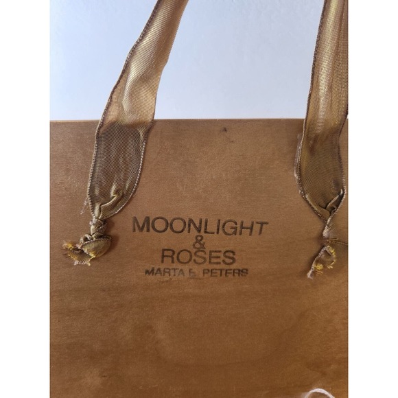 3 Vintage Moonlight & Roses Mounted Prints Hanging Wall Art Victorian Children - Picture 6 of 12